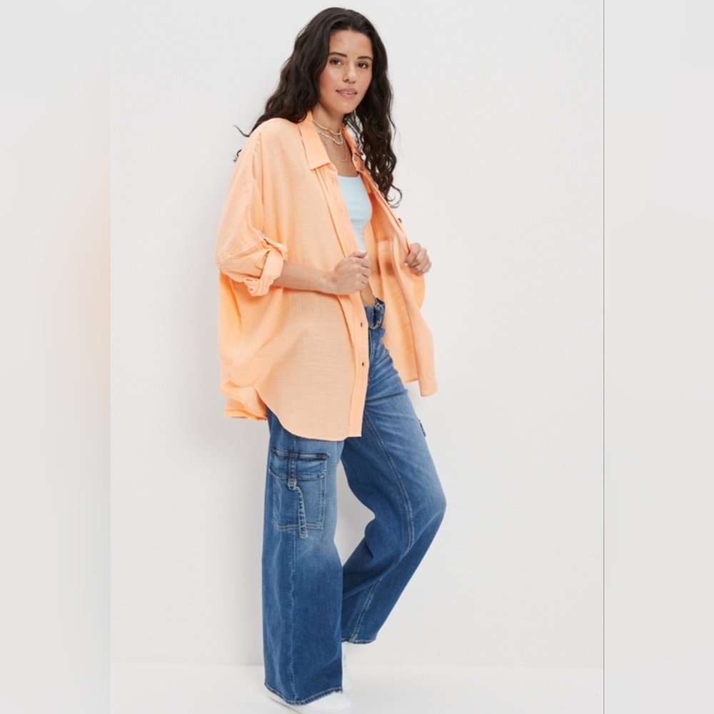 American eagle outfitter button down